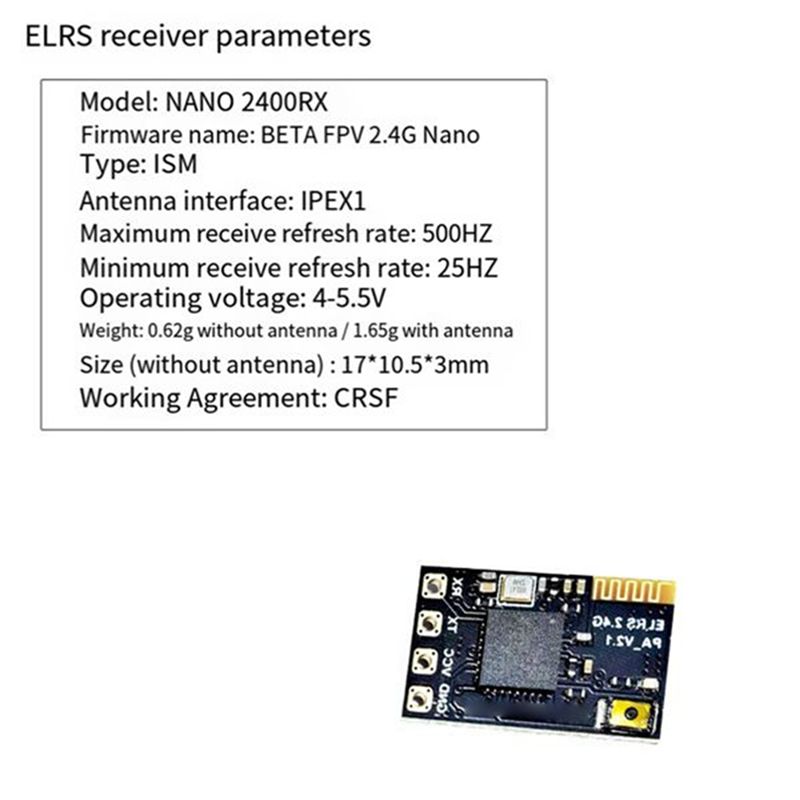 CYGJ-10PCS ELRS 2.4Ghz Receive - Antenna 2.4Ghz recension och pris