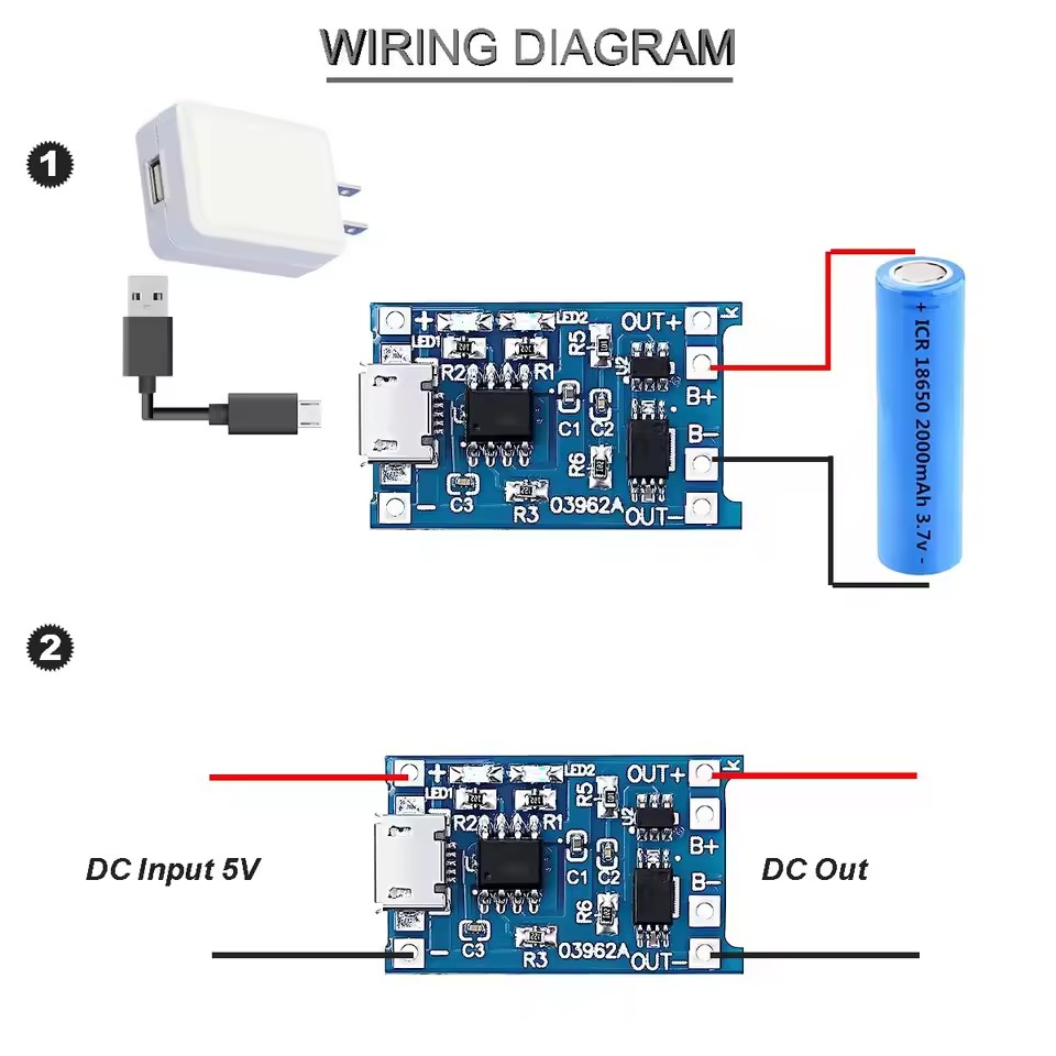 USB Type-C TP4056 Charging Mod - Tp4056 Module recension och pris