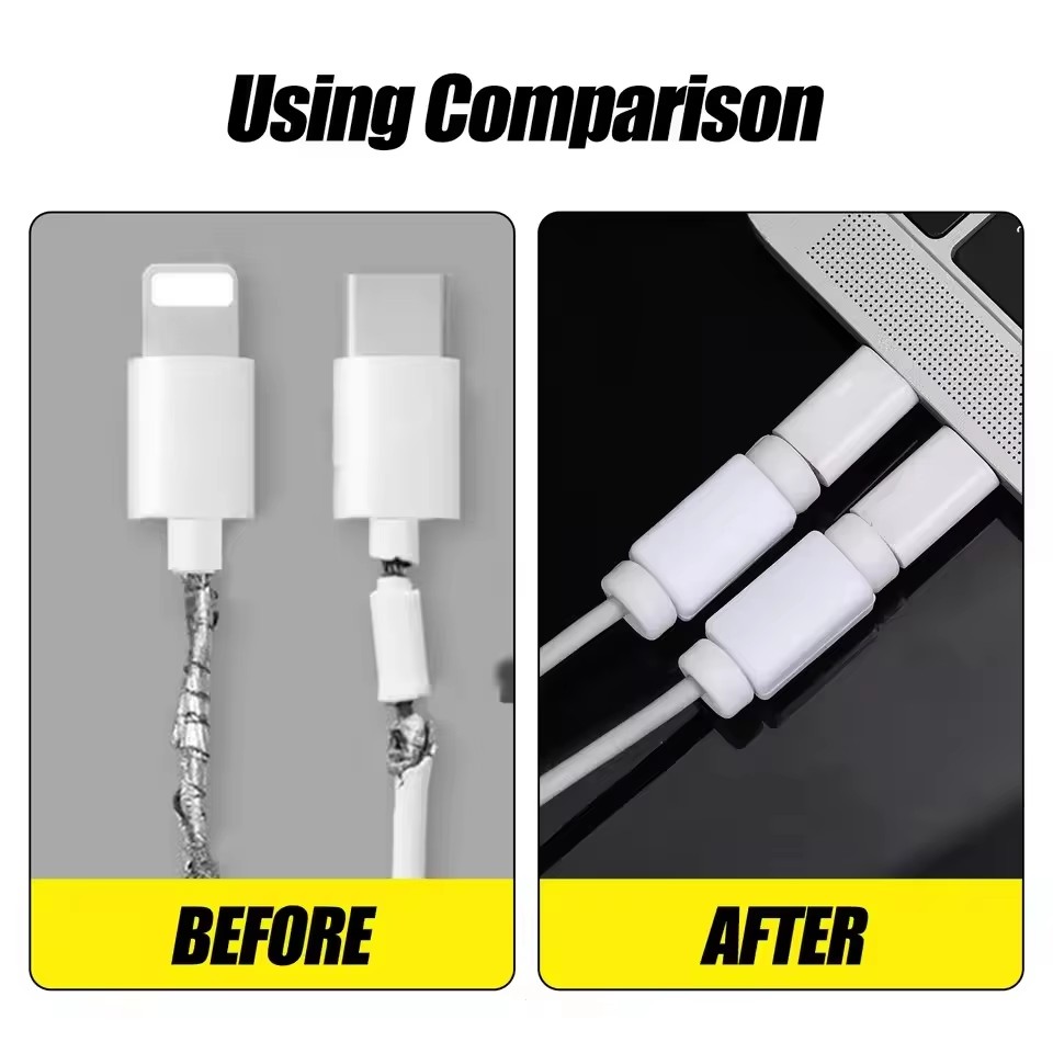 Anti Break Cable Protector Sof - Micro Usb Cable recension och pris