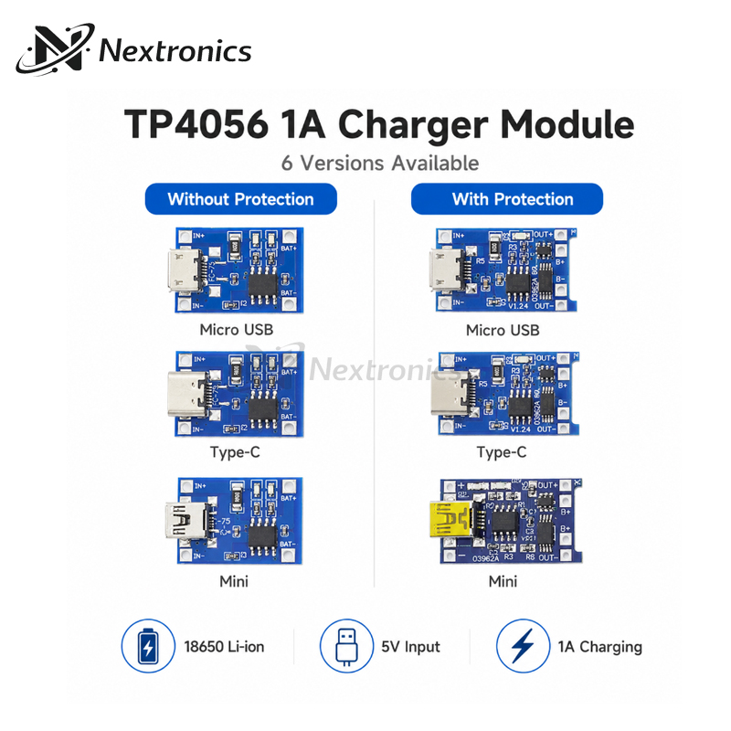 5/10PCS 18650 Lithium Battery  - Tp4056 Module recension och pris