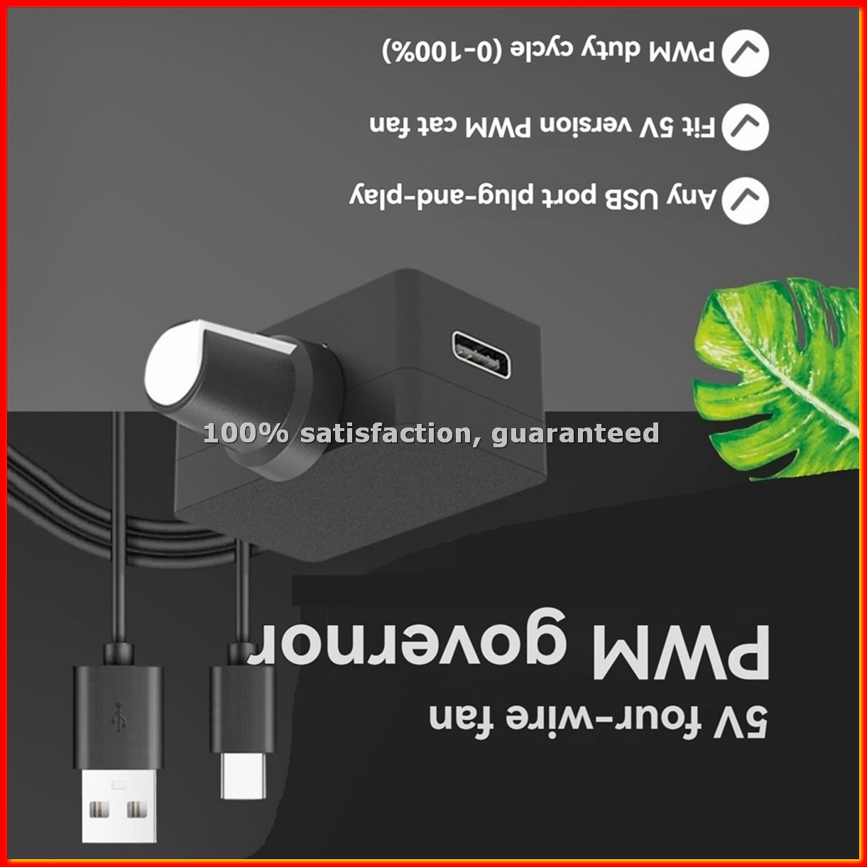 PWM Speed Controller 5V 4Pin P - Usb C Cable recension och pris
