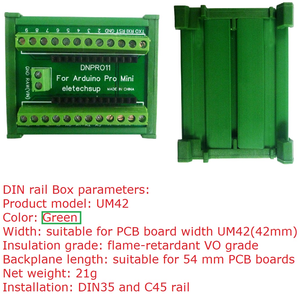DIN Rail Mount Terminal Block  - Screw Terminal Block recension och pris